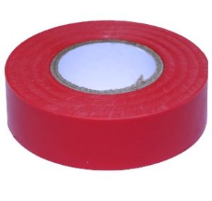 Isolatietape PVC 19mm rol 20m rood