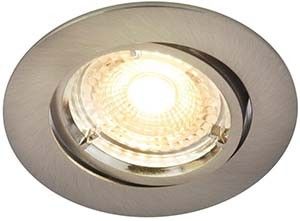 LED inbouwspot Carina Smart Light rond nickel geschuurd GU10 4,7W