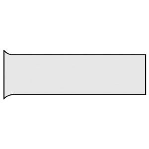 Adereindhuls blank 1,0x10