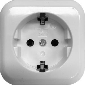 Benson opbouw stopcontact wcd RA wit