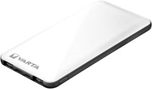 Powerbank 5.000mA zilver USB + USB-C