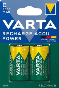 Varta NiMH oplaadbare batterij C 3000mA blister(2)