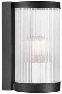 Wandlamp Coupar E27 zwart IP54