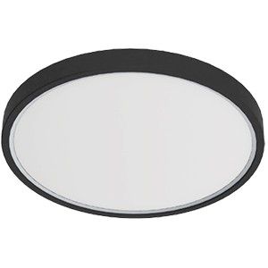 LED Plafonniere Noxy 17W 3000/4000K 35cm zwart