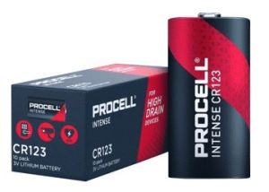 Duracell Procell Intense Lithium batterij CR123A 3V doos(10)