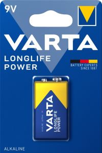 Varta Longlife Power batterij E 9V blister(1)