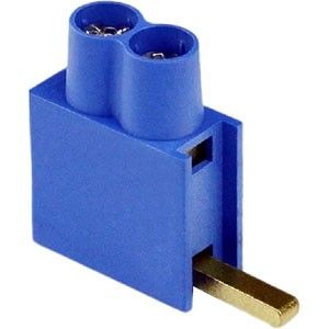 Voedingsklem DTH dubbel 2x10mm laag blauw SEP