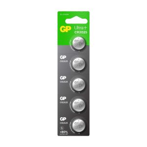 GP CR2025 lithium knoopcel batterij 3V blister(5)