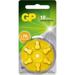 GP gehoor batterij ZA10 blister(6)