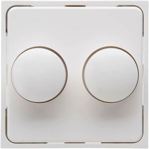 Kopp HK07 WIT afdekplaat + knop DUO dimmer