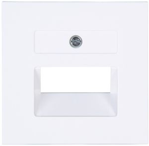 Kopp HK07 PURE mat wit afdekplaat UTP enkel/dubbel