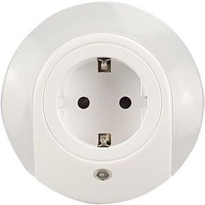 LED nachtlamp met sensor en stopcontact 0,42W 3000K
