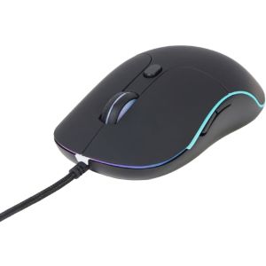 Optische muis bedraad USB zwart met verlichting