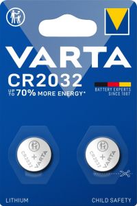 Varta CR2032 lithium knoopcel batterij 3V blister(2)