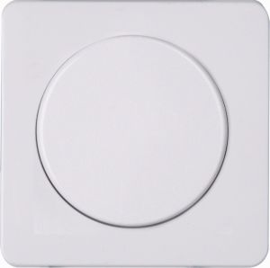 Kopp HK02 arctic wit afdekplaat + knop dimmer