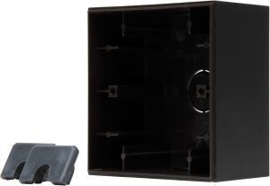 Kopp HK07 PURE mat zwart 1 voudig opbouwdoos