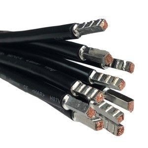 Draad 6qmm soepel 35cm zwart