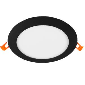 LED panel downlight 12W 3000K incl. driver zwart