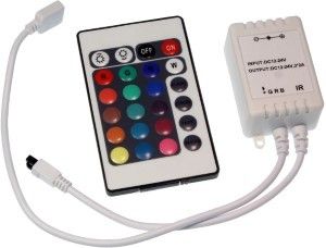 LED RGB Controller wit met IR bediening