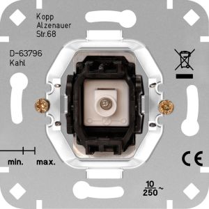 Kopp inbouw schakelaar wissel controlelamp