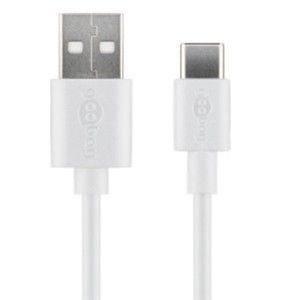 USB - USB-C laadkabel 50cm wit