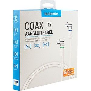 Coax aansluitkabel compleet haaks IEC 1,5m