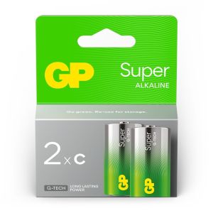 GP Super Alkaline batterij C blister(2)