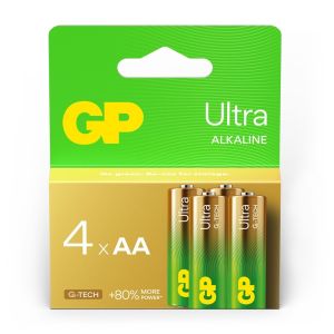 GP Ultra Alkaline batterij AA blister(4)