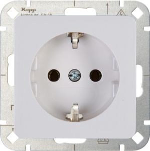Kopp HK02 arctic wit inbouw stopcontact wcd RA