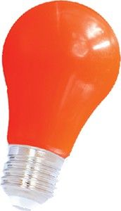 LED normaallamp GLS E27 rood 2W