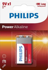 Philips Power Alkaline batterij E 9V blister(1)
