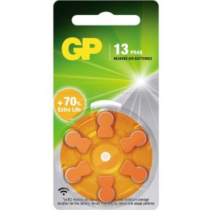 GP gehoor batterij ZA13 blister(6)