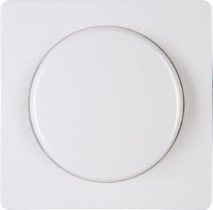Kopp HK05 arctic wit afdekplaat + knop dimmer