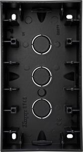 Kopp HK07 PURE mat zwart 2 voudig opbouwdoos