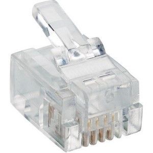 Modulaire plug 6p/4c RJ11 PER STUK