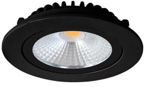 LED inbouwspot 5W DimToWarm 82mm 36gr rond verstelbaar zwart