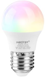 RGB-CCT LED E27 Kogel 4W RF 2.4G