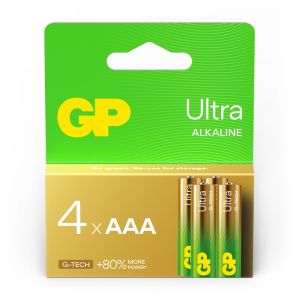 GP Ultra Alkaline batterij AAA blister(4)