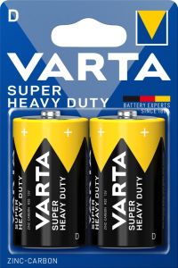 Varta Super Heavy Duty batterij D blister(2)