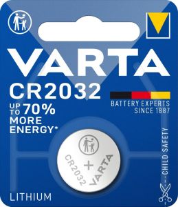 Varta CR2032 lithium knoopcel batterij 3V blister(1)