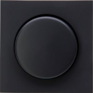 Kopp HK07 antraciet afdekplaat + knop dimmer