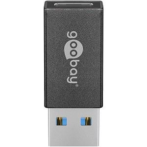 USB naar USB-C adapter zwart