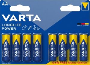 Varta Longlife Power batterij AA blister(8)