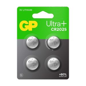 GP CR2025 lithium knoopcel batterij 3V blister(4)