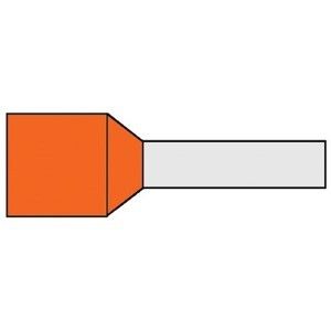 Adereindhuls geisoleerd 0,5x8 oranje