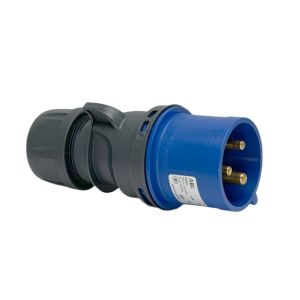 CEE 3P/32A/230V stekker blauw