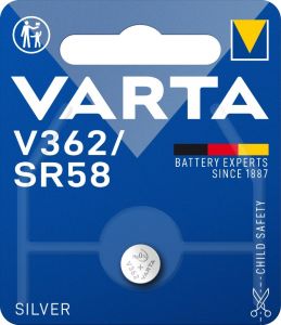 Varta 362 knoopcel batterij SR58 blister(1)