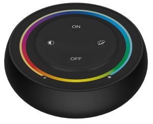 RGB-CCT afstandsbediening 2.4G 1-zone rond zwart
