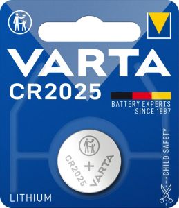 Varta CR2025 lithium knoopcel batterij 3V blister(1)