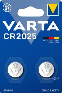 Varta CR2025 lithium knoopcel batterij 3V blister(2)